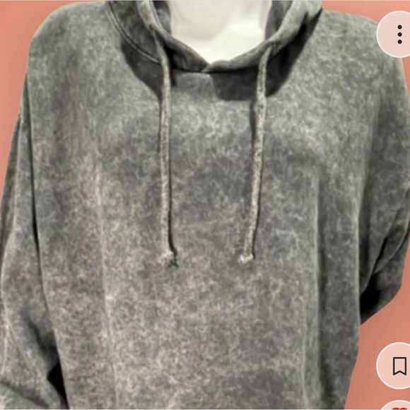 Black Cropped Hoodie NWT—BE YOU APPAREL & CO - Picture 3 of 4